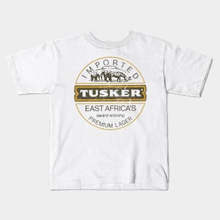 Tusker East Africa   --- Vintage Beer Aesthetic Kids T-Shirt